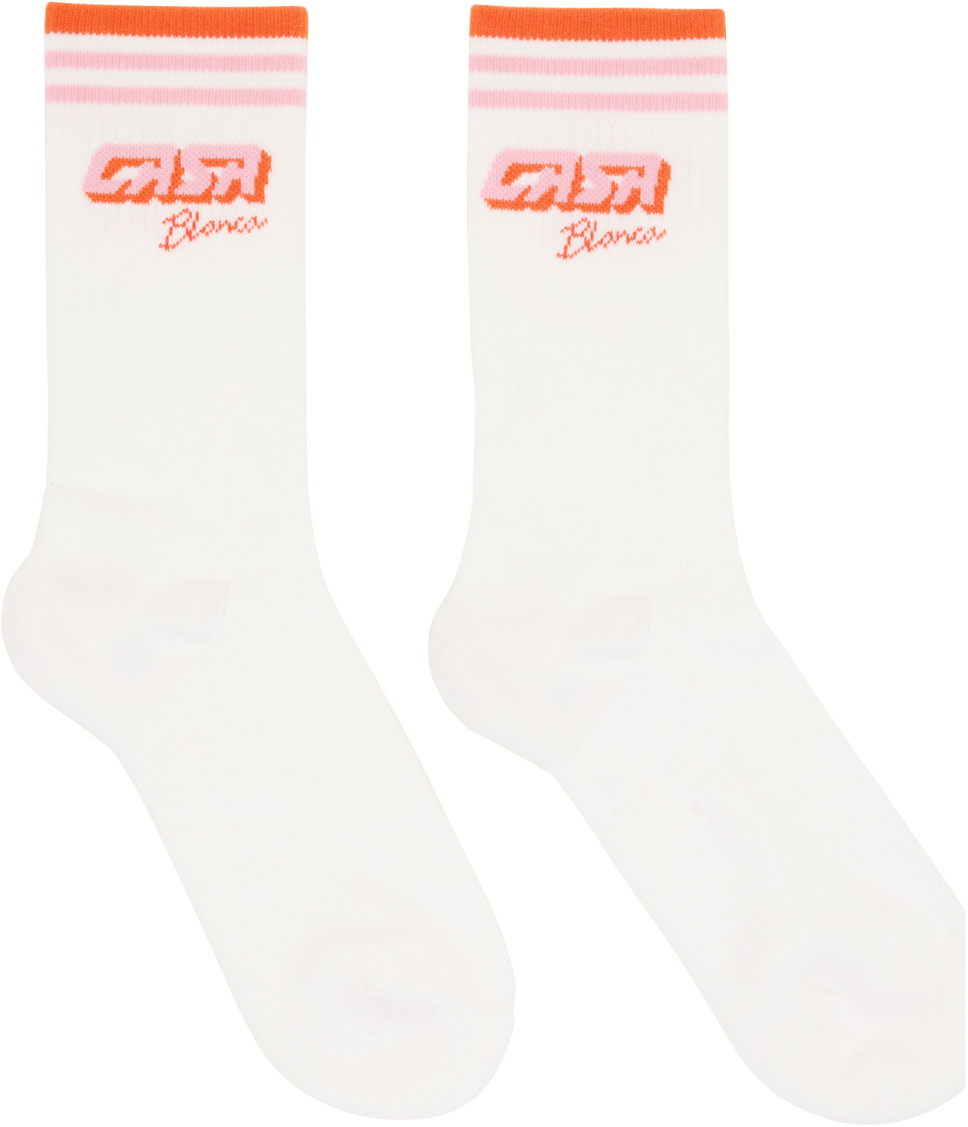 Casablanca - White 'Casa Racing' Socks