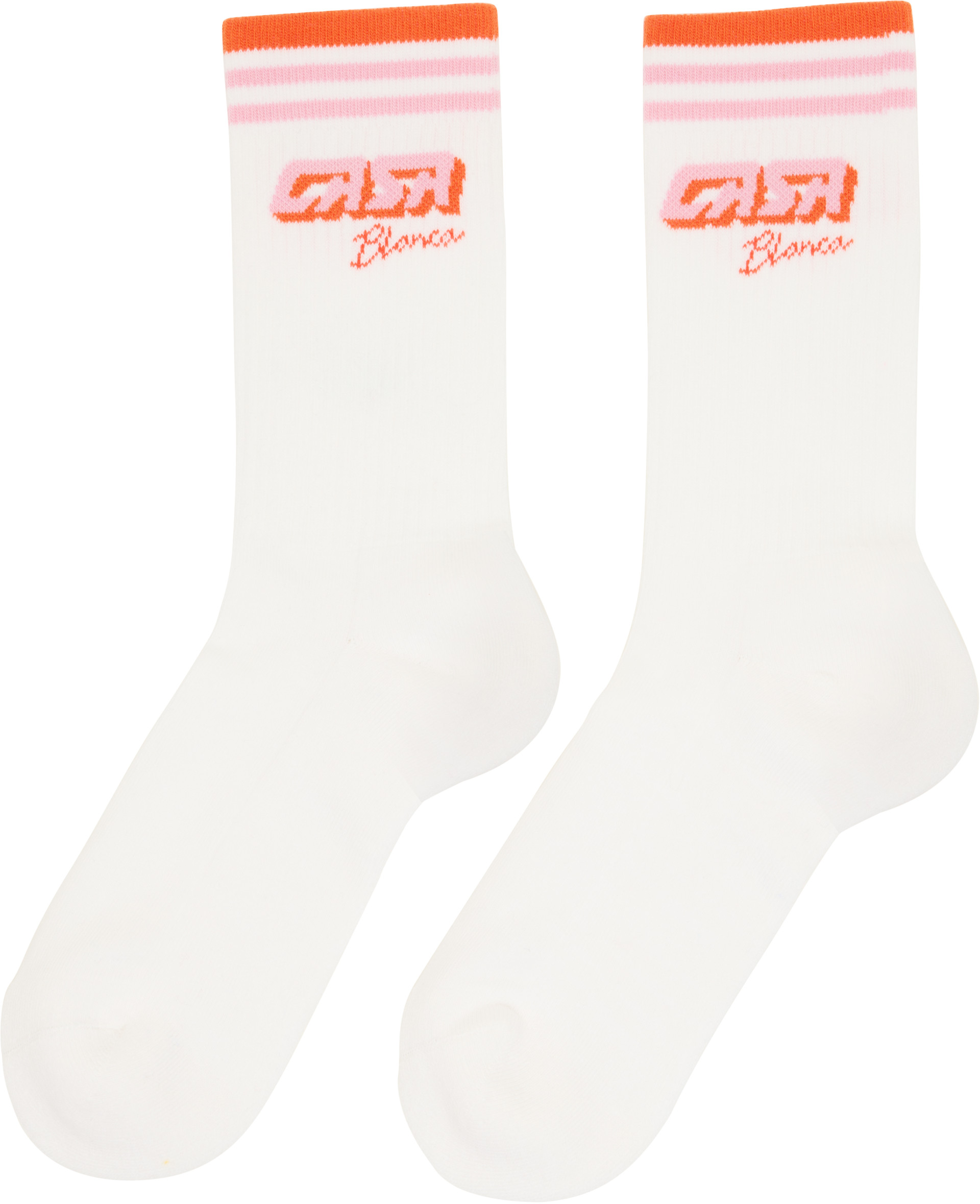 Casablanca - Chaussettes blanches à logo