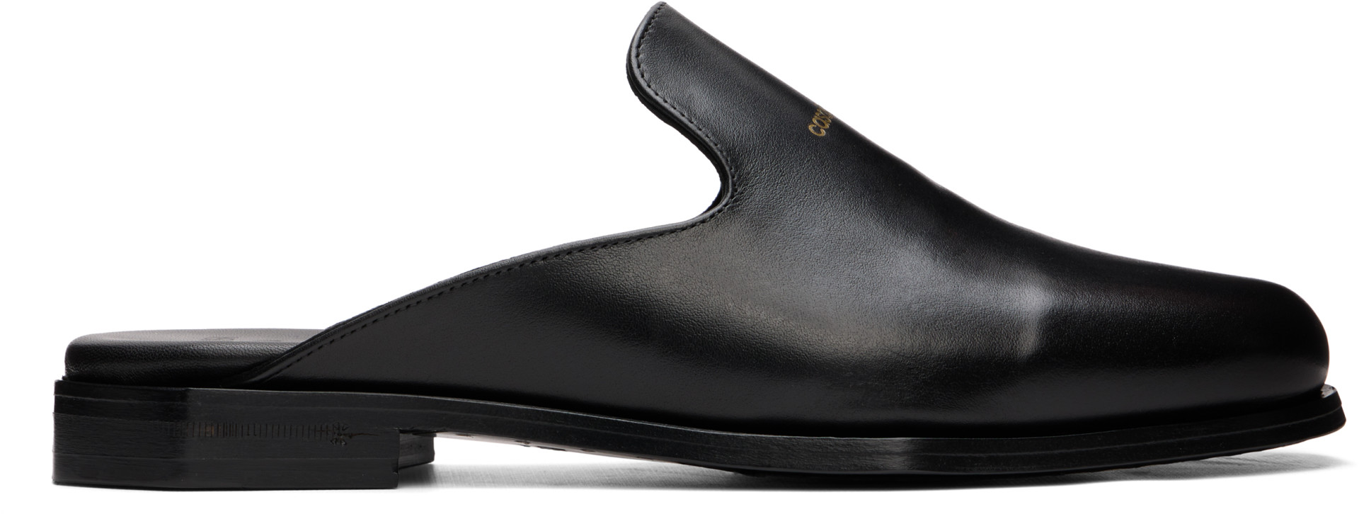 Casablanca - Black Leather Mule Loafers