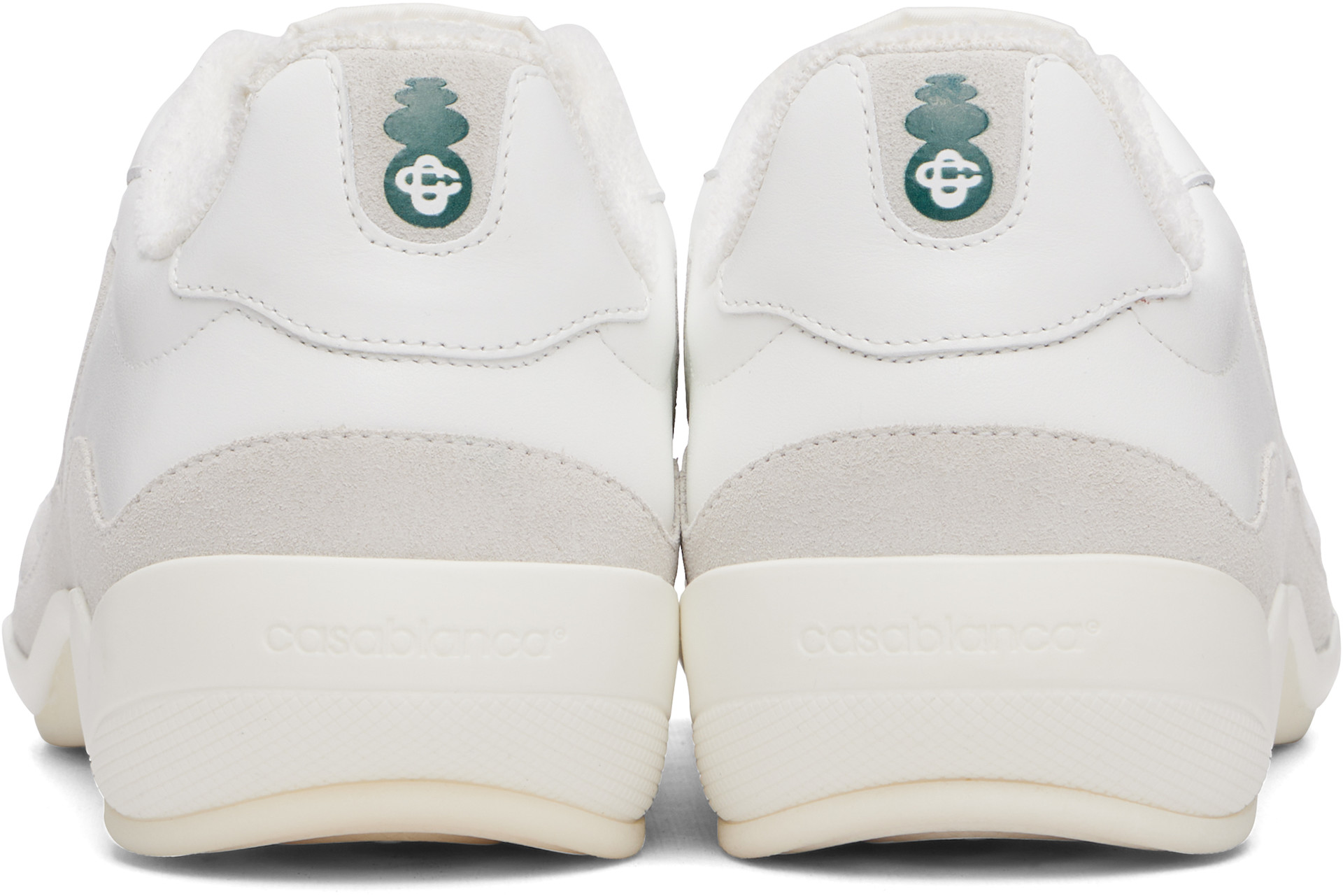 Casablanca - Baskets Squash Indoor blanc et gris