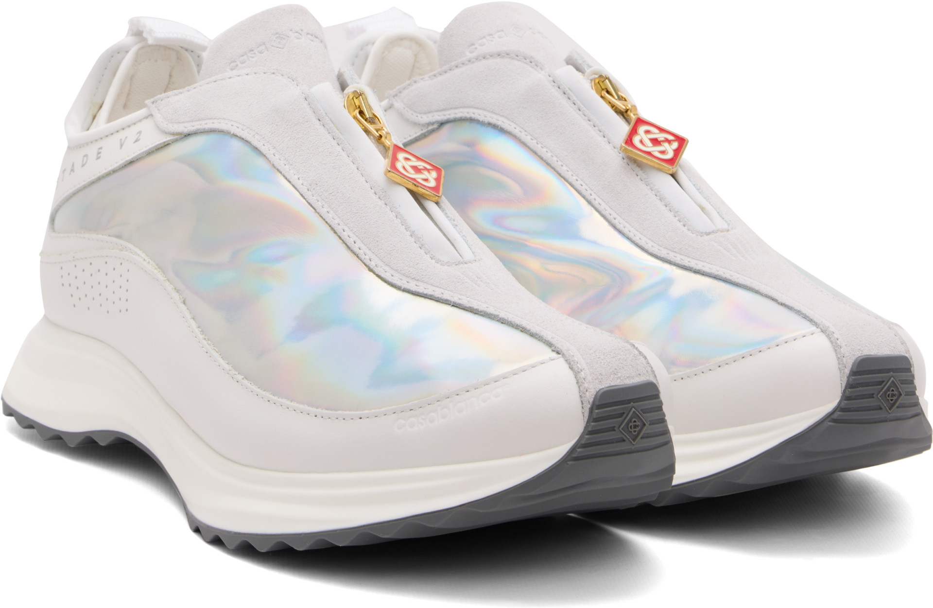 Casablanca - Off-White Stade Zip Sneakers