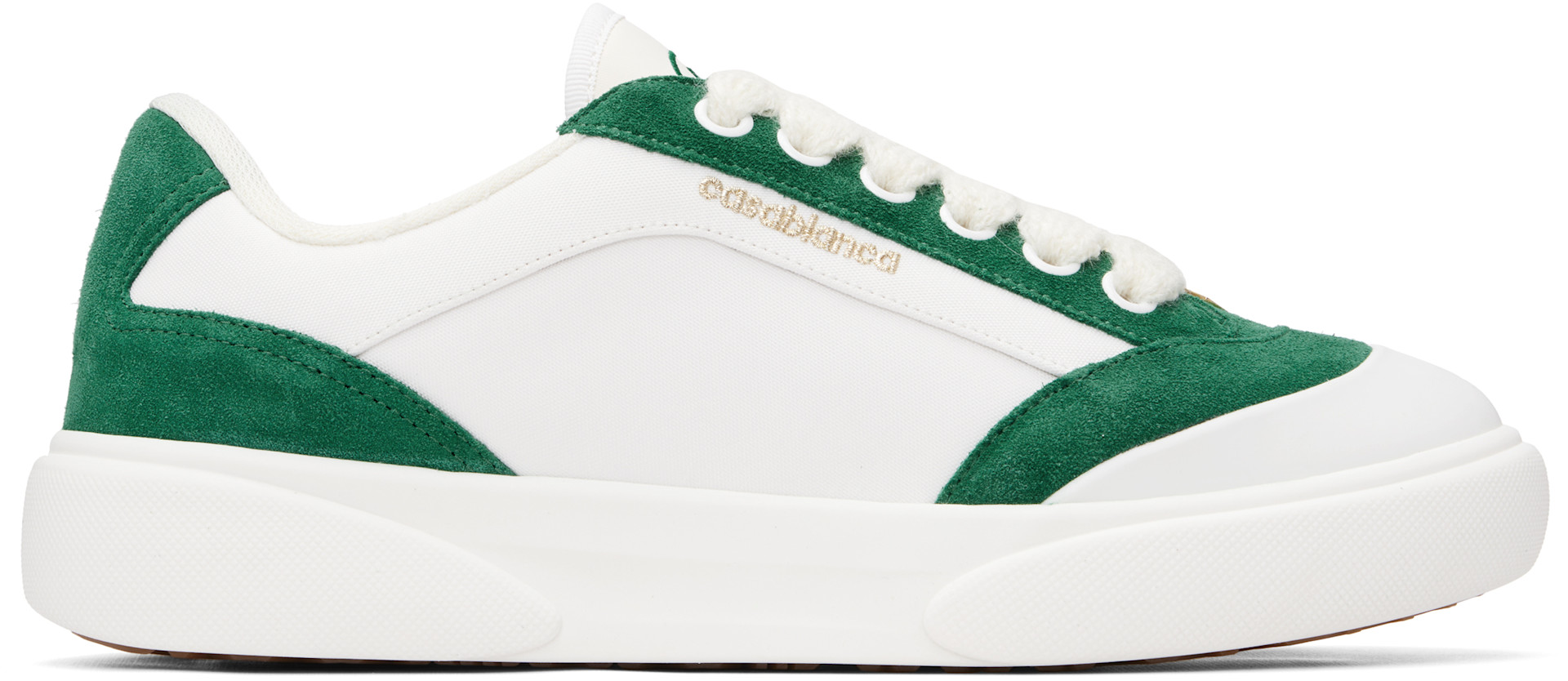 Casablanca - Baskets Del Mar blanc et vert