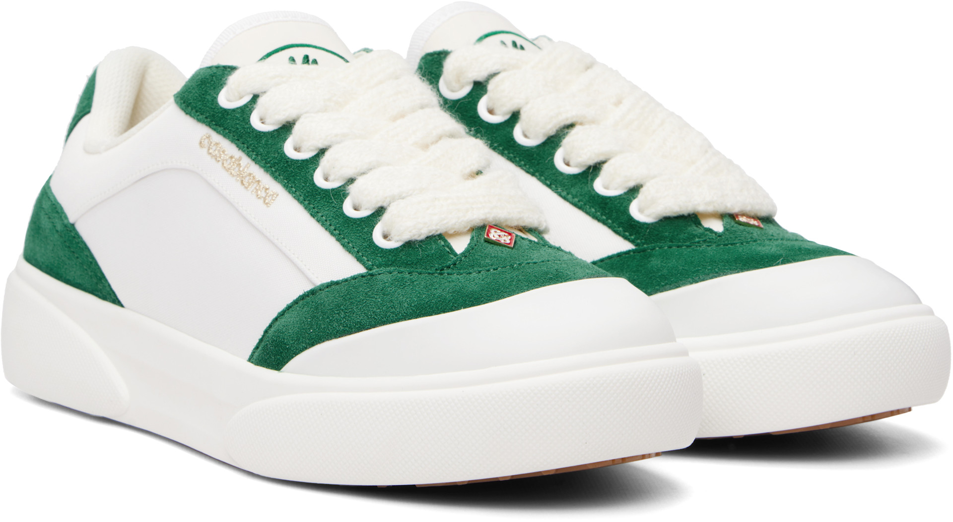 Casablanca - Baskets Del Mar blanc et vert
