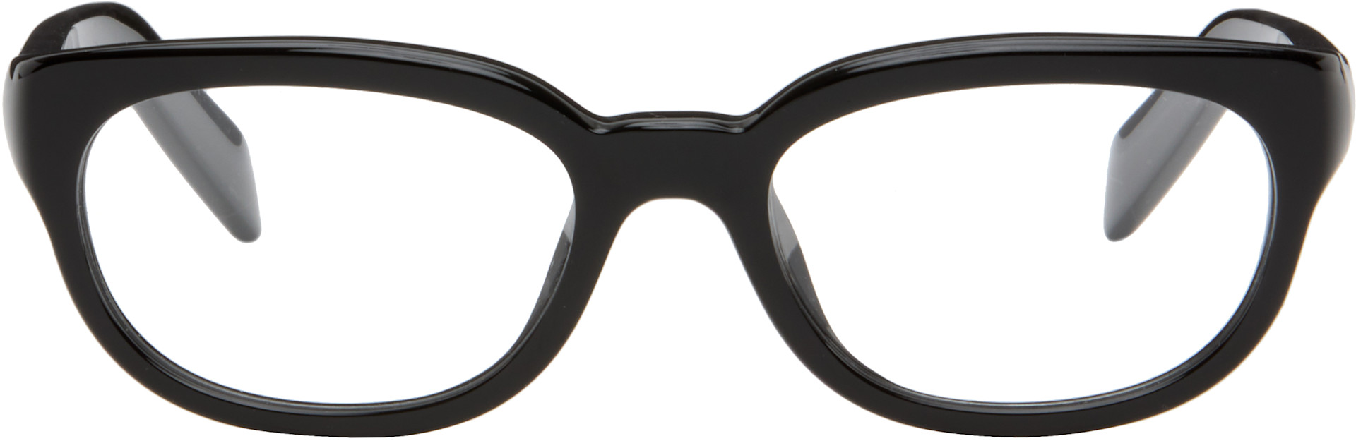 Prada Eyewear - Lunettes rondes noires