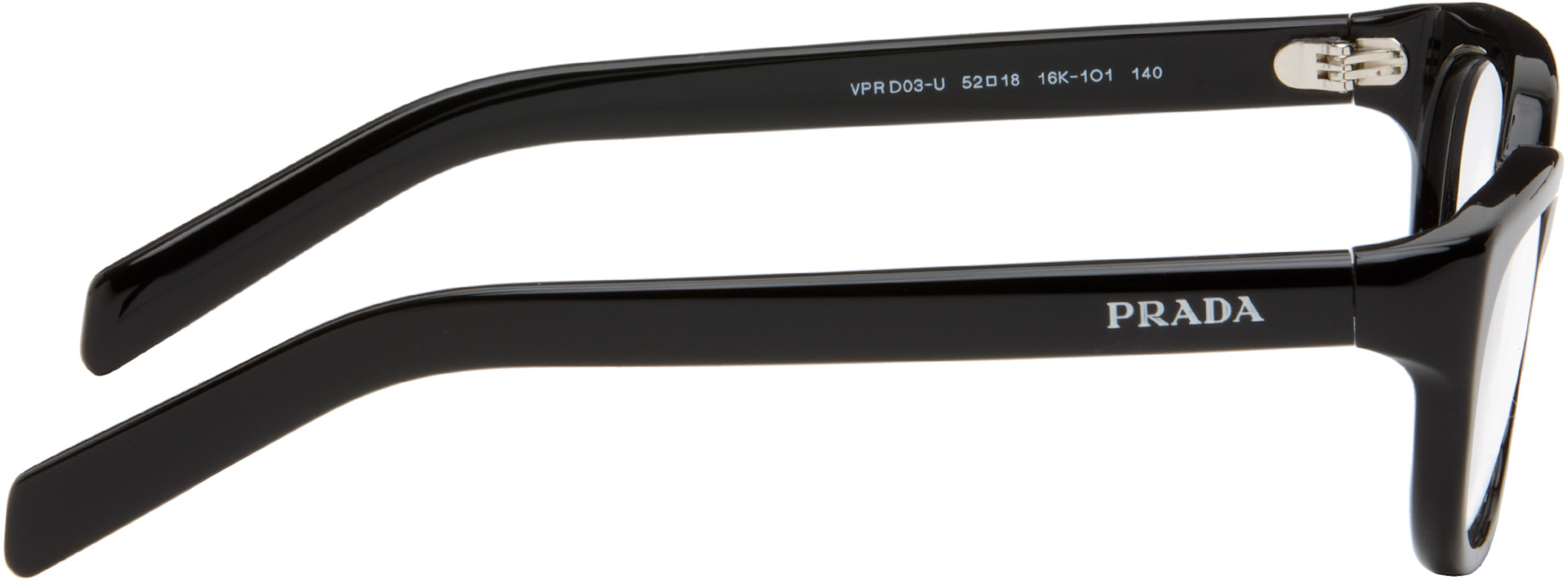 Prada Eyewear - Lunettes rondes noires