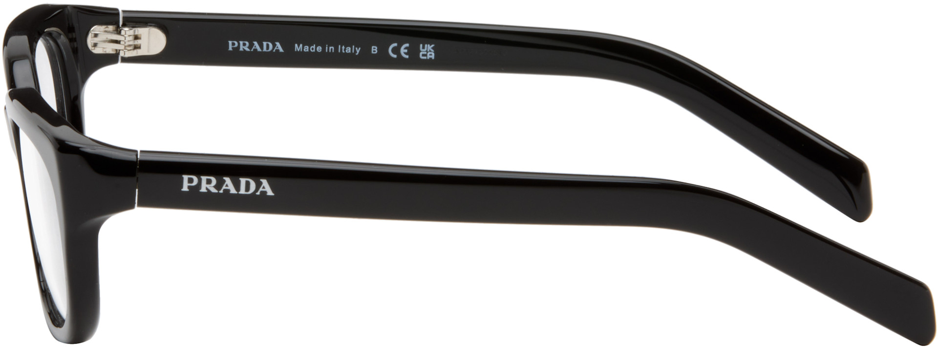 Prada Eyewear - Lunettes rondes noires