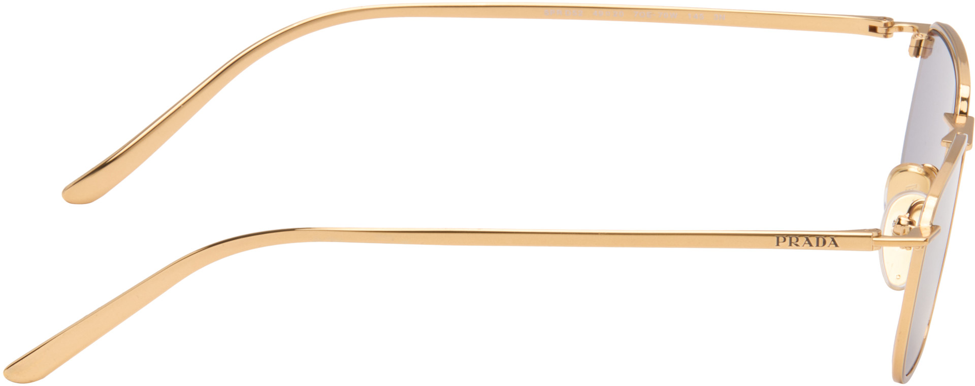 Prada Eyewear - Lunettes de soleil PR D52S dorées