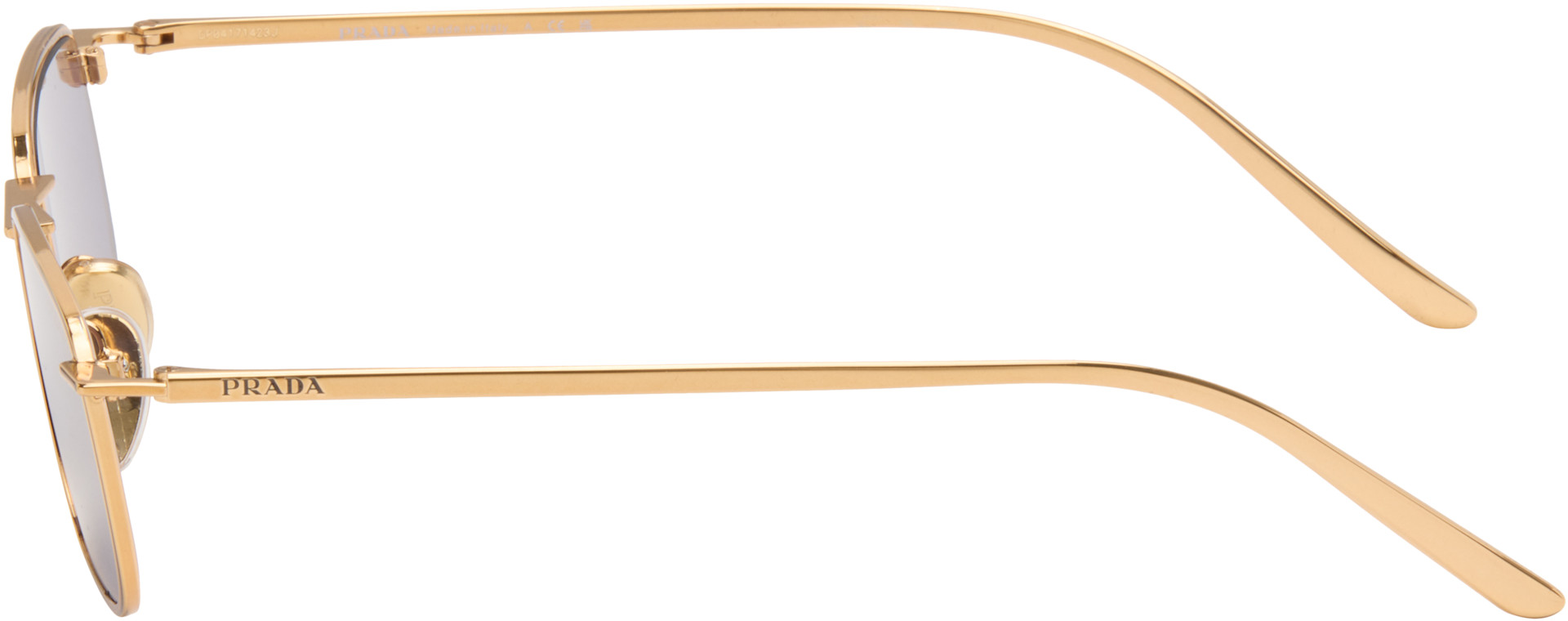 Prada Eyewear - Lunettes de soleil PR D52S dorées