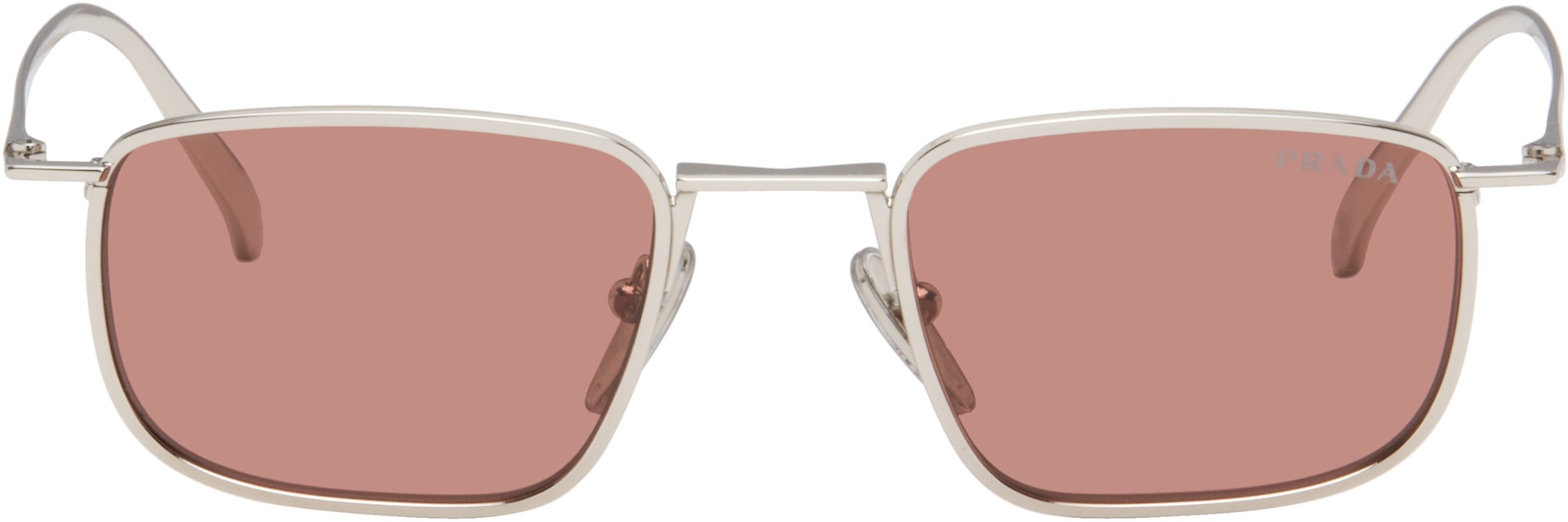 Prada Eyewear - Lunettes de soleil PR D52S argentées