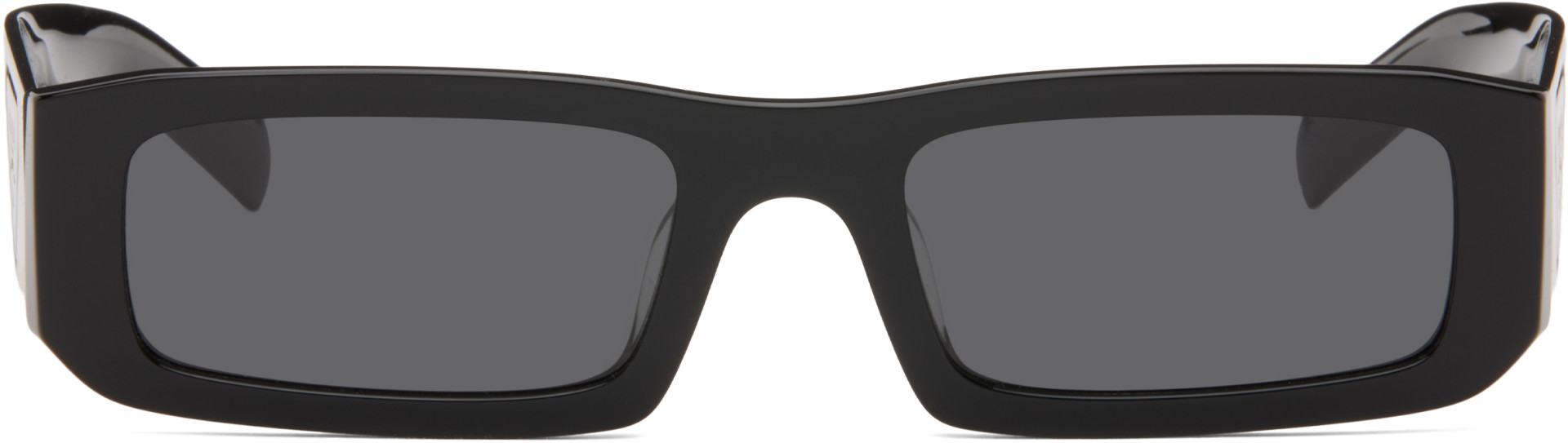 Prada Eyewear - Black Rectangular Sunglasses