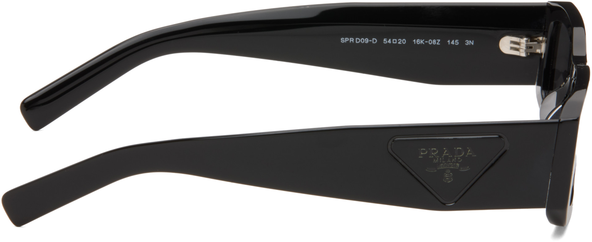 Prada Eyewear - Black Rectangular Sunglasses