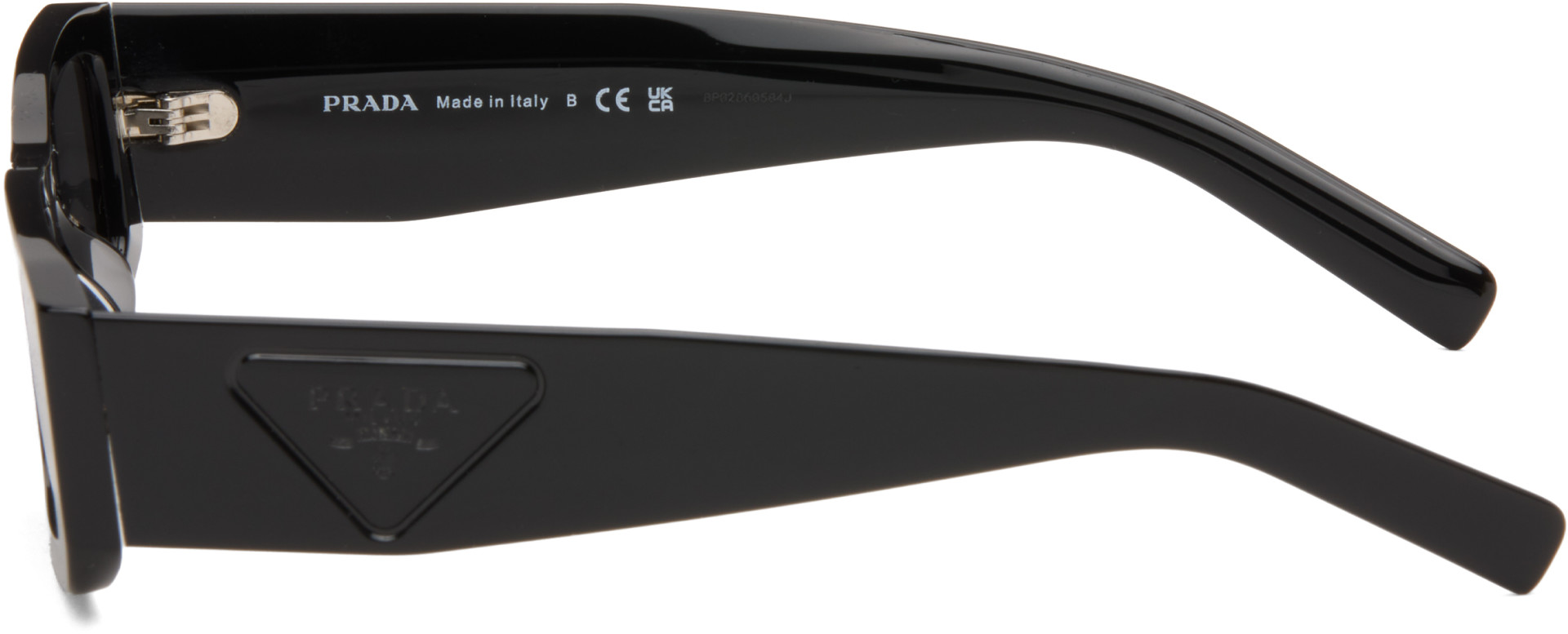 Prada Eyewear - Black Rectangular Sunglasses