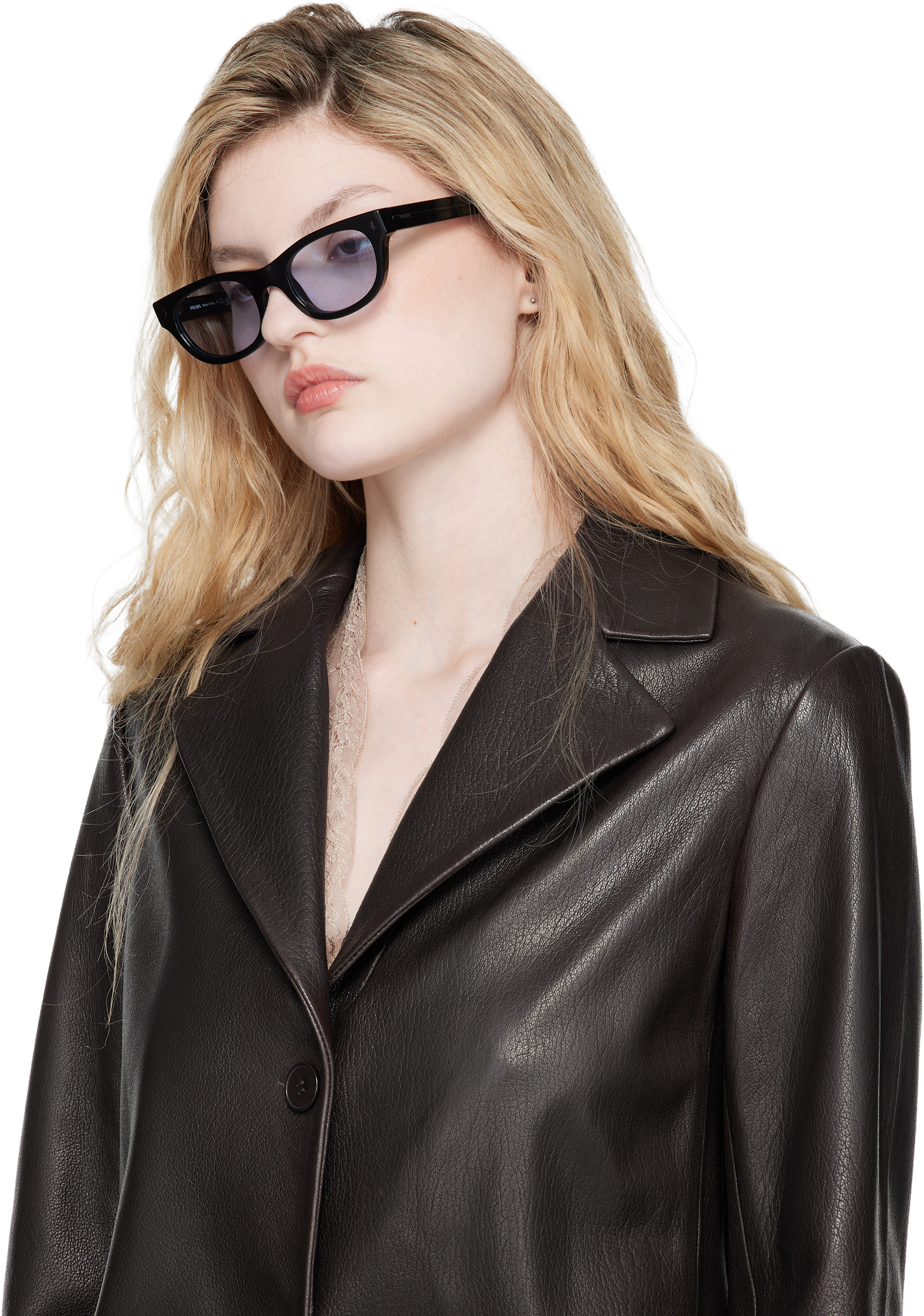 Prada Eyewear: ブラック PR C09S サングラス | SSENSE 日本