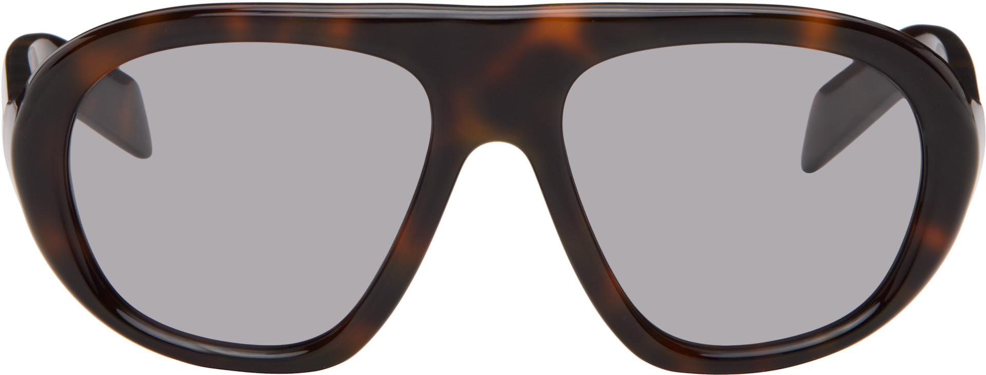Prada Eyewear - 브라운 프라다 쉐도우플레이 선글라스