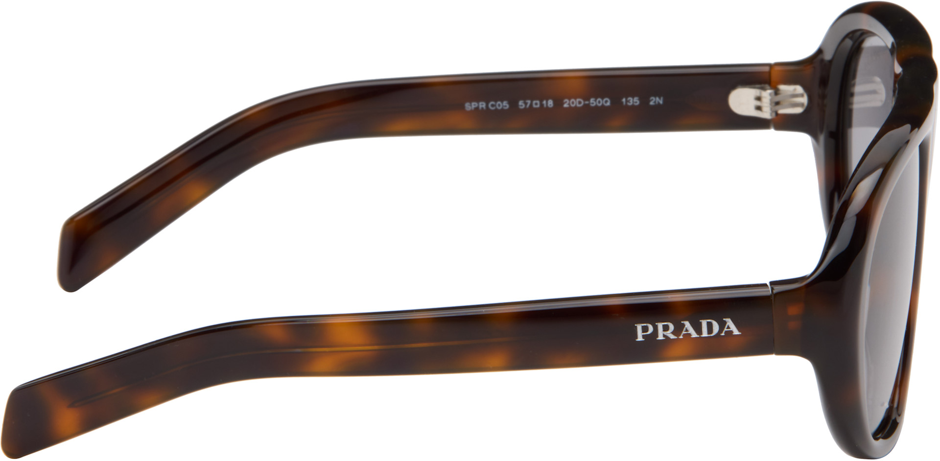 Prada Eyewear - 브라운 프라다 쉐도우플레이 선글라스