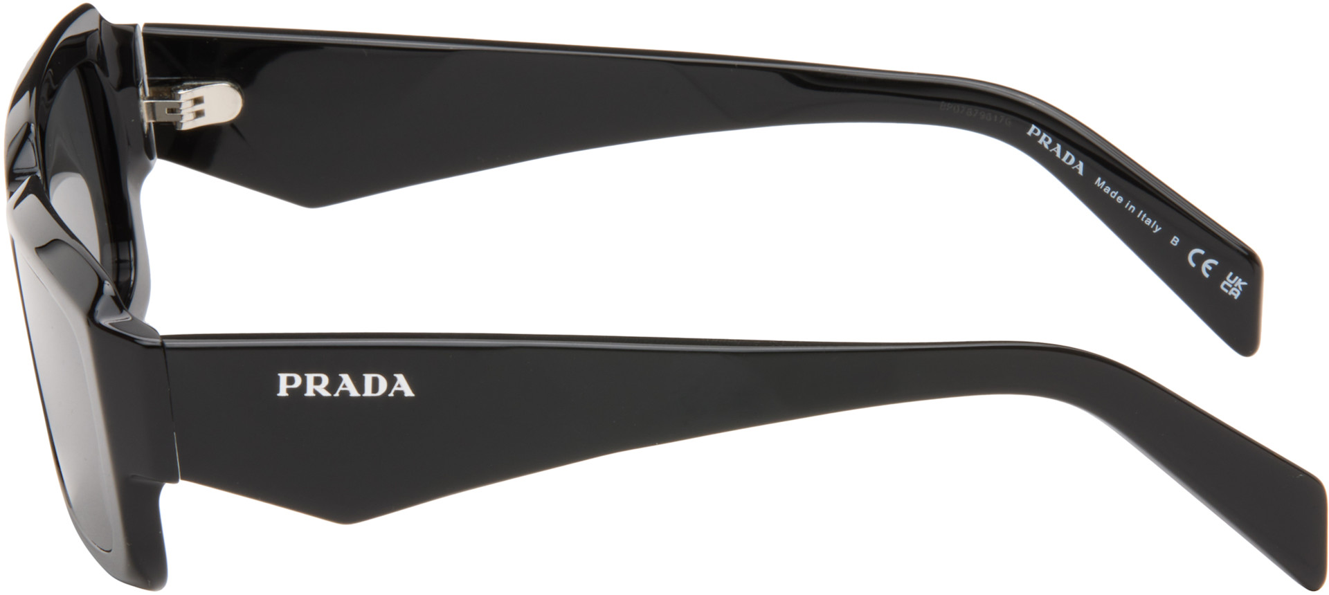 Prada Eyewear: ブラック 'Prada Symbole' サングラス | SSENSE 日本
