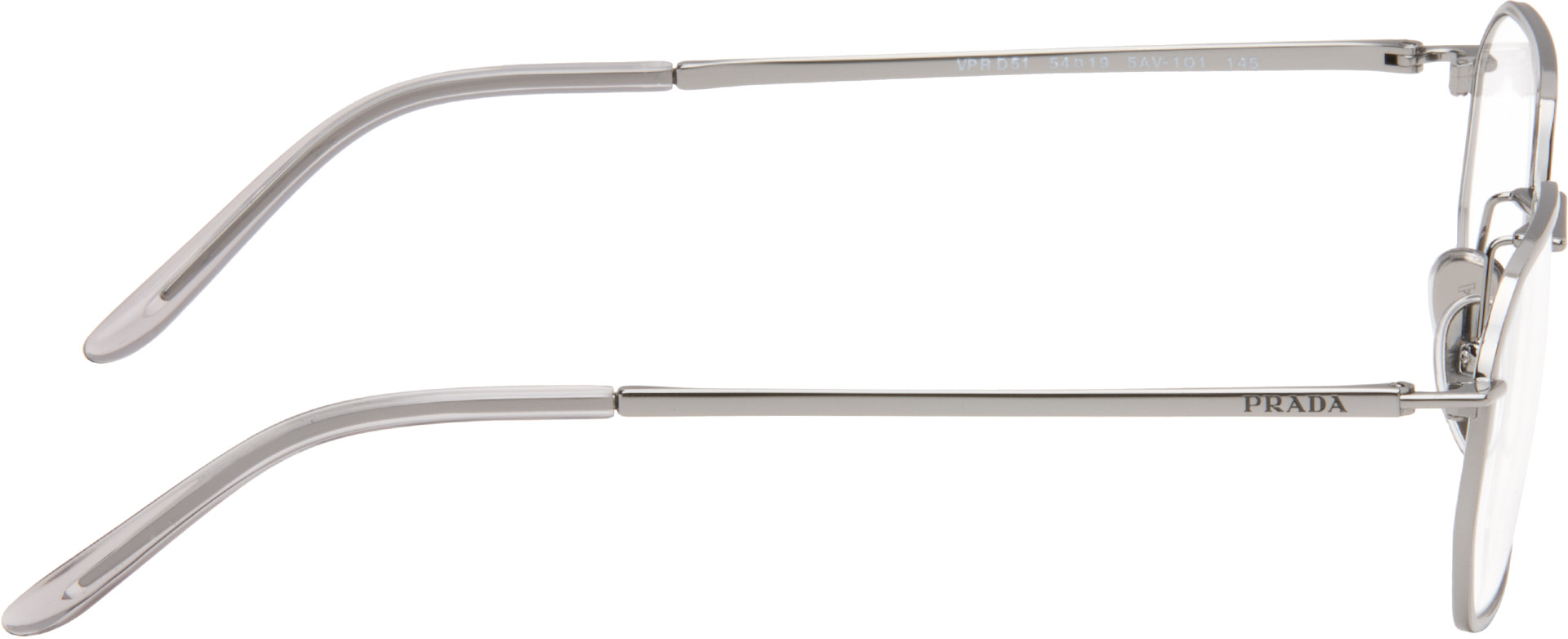 Prada Eyewear: Gunmetal PR D51V Glasses | SSENSE