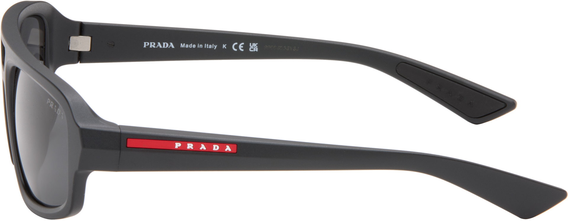 Prada Eyewear - 블랙 리네아 로사 선글라스