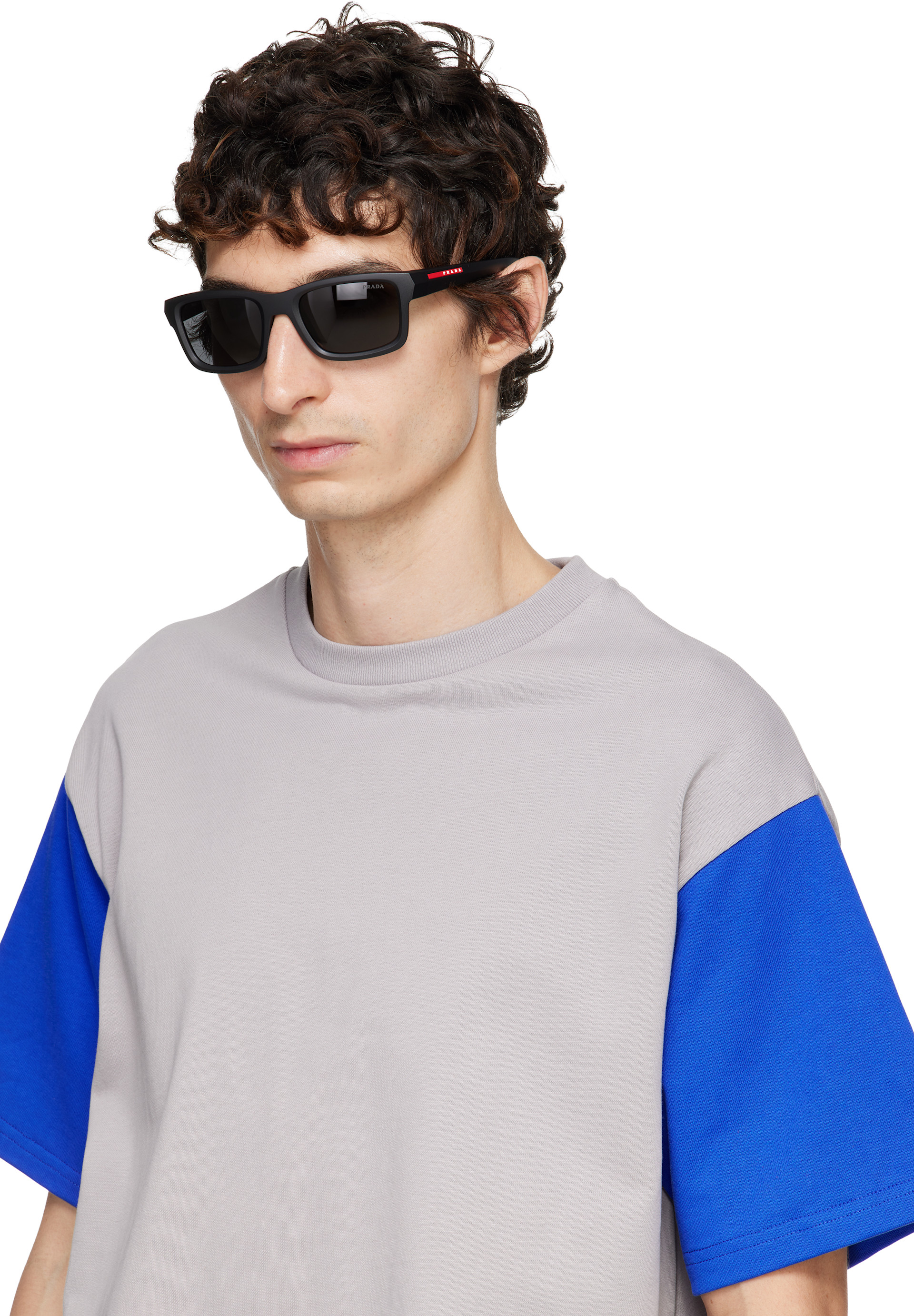 Prada Eyewear - 블랙 PS B10S 선글라스