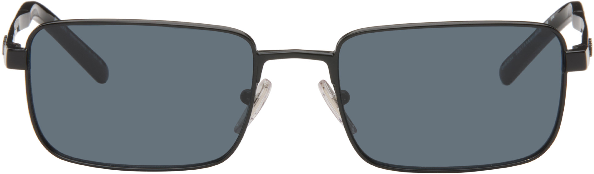 Prada Eyewear - Black 'Prada Logo' Sunglasses