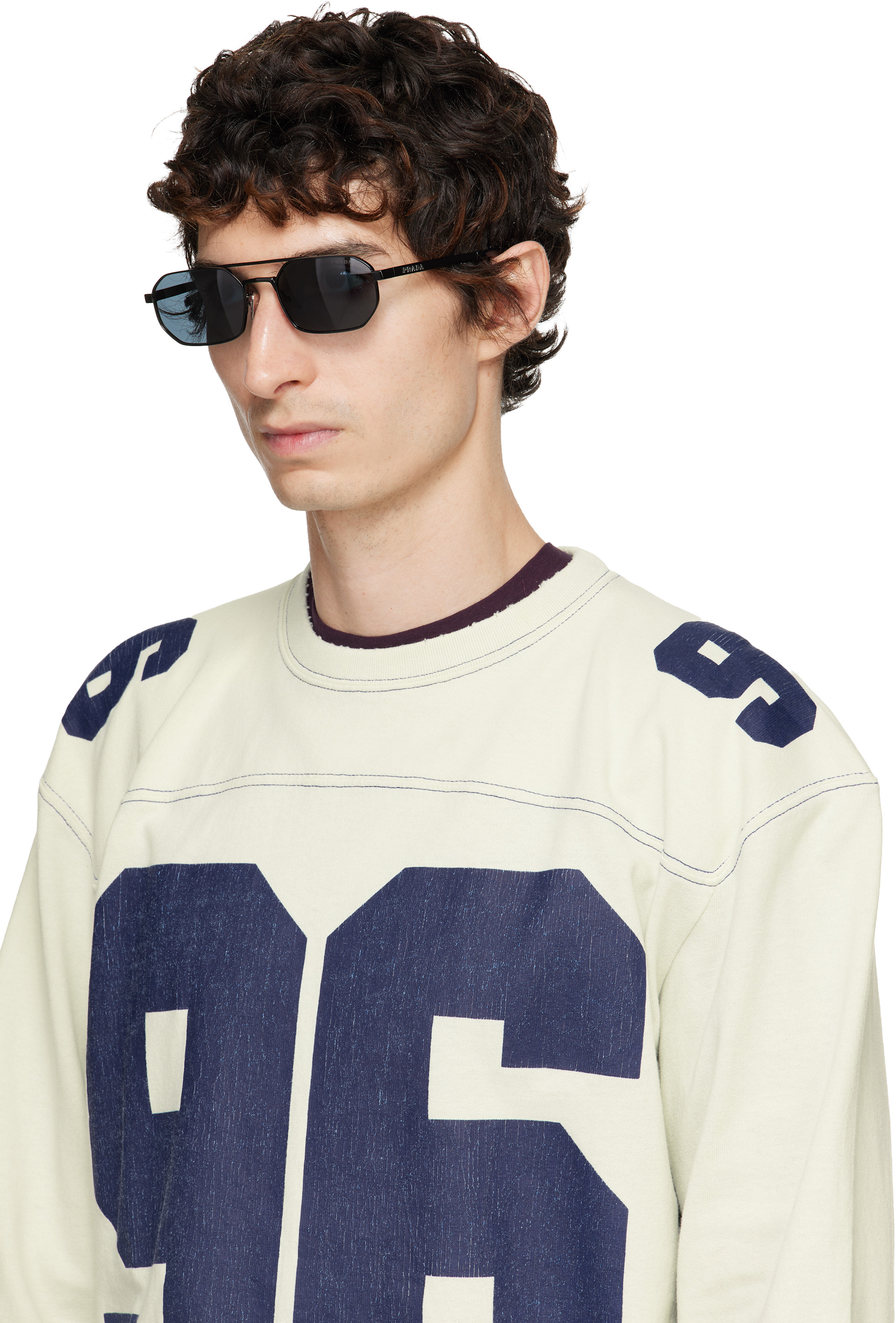 Prada Eyewear - 블랙 PR D53S 선글라스