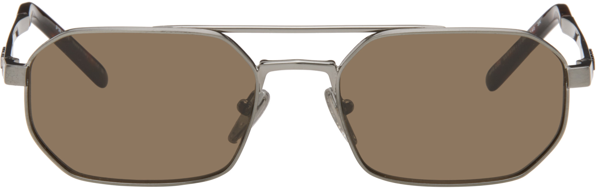Prada Eyewear - 건메탈 메탈 선글라스