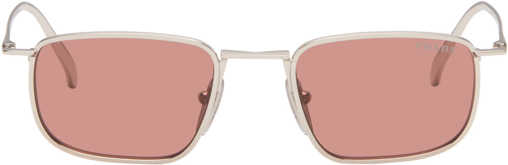 Prada Eyewear - 실버 PR D52S 선글라스