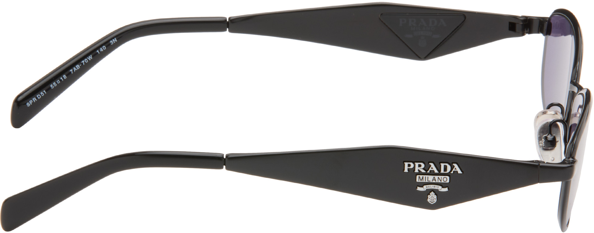 Prada Eyewear - 블랙 PR D51S 선글라스