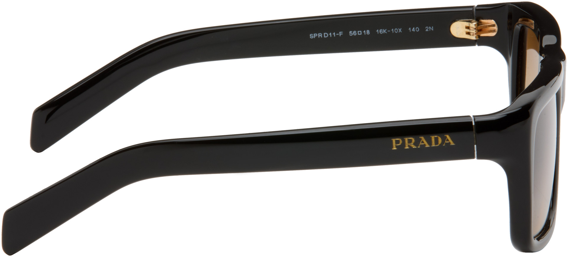 Prada Eyewear - 블랙 스퀘어 선글라스