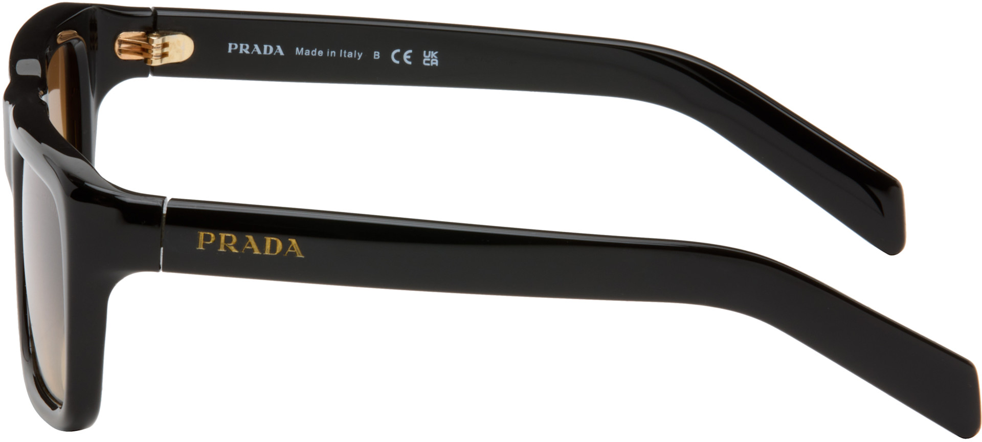 Prada Eyewear - 블랙 스퀘어 선글라스