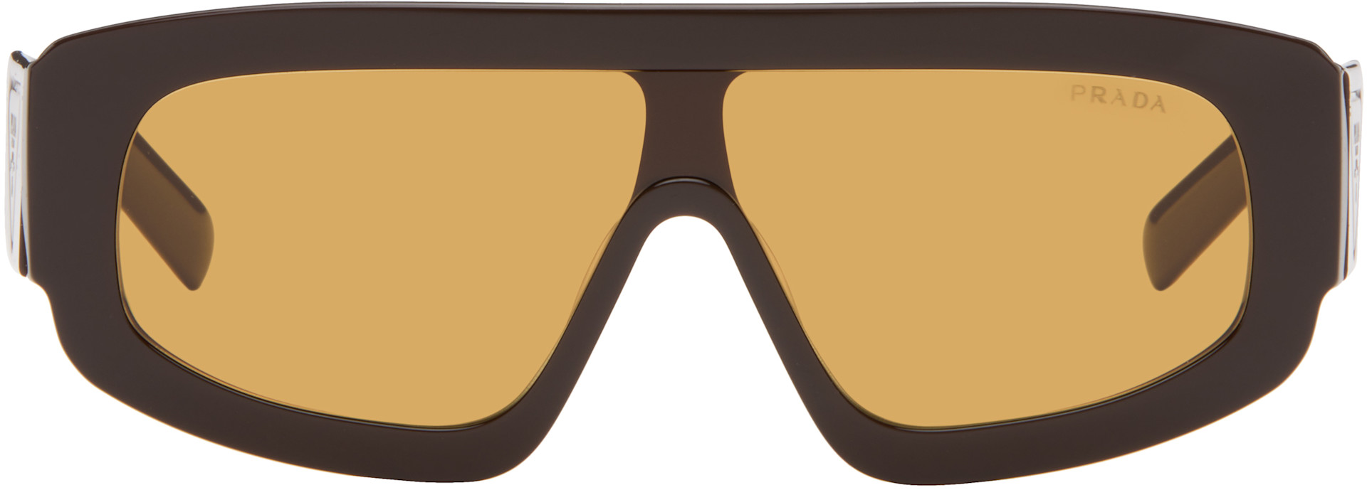 Prada Eyewear - ブラウン PR D10S サングラス