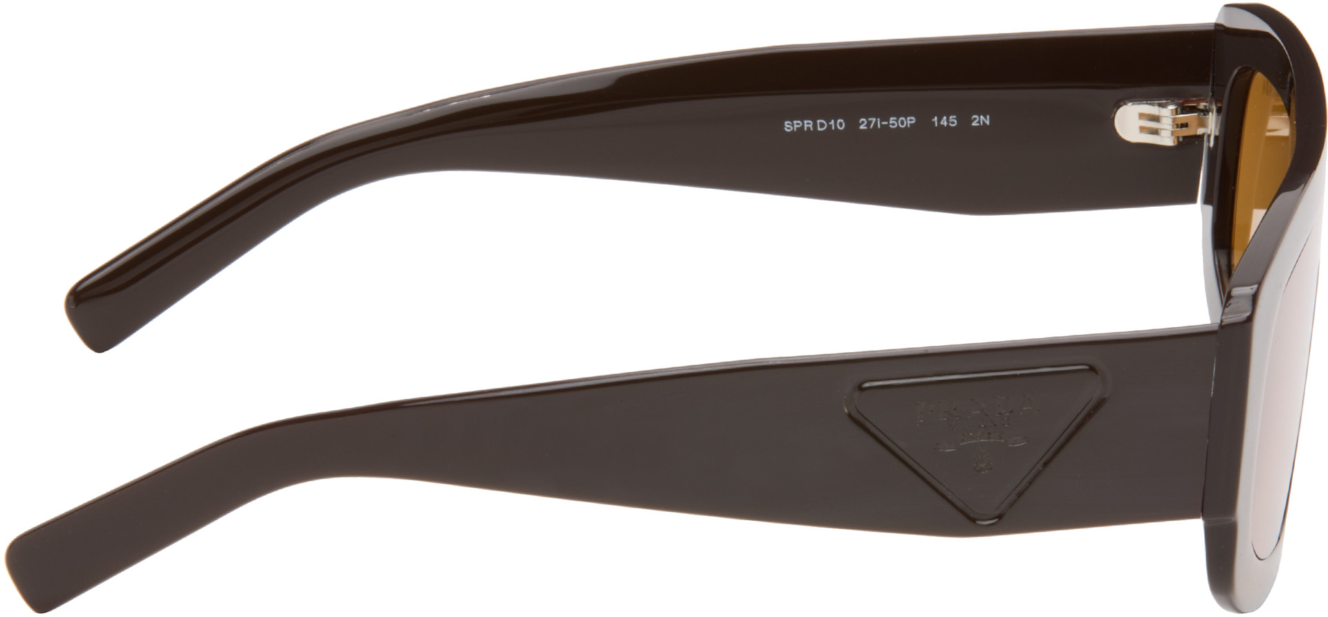 Prada Eyewear - ブラウン PR D10S サングラス