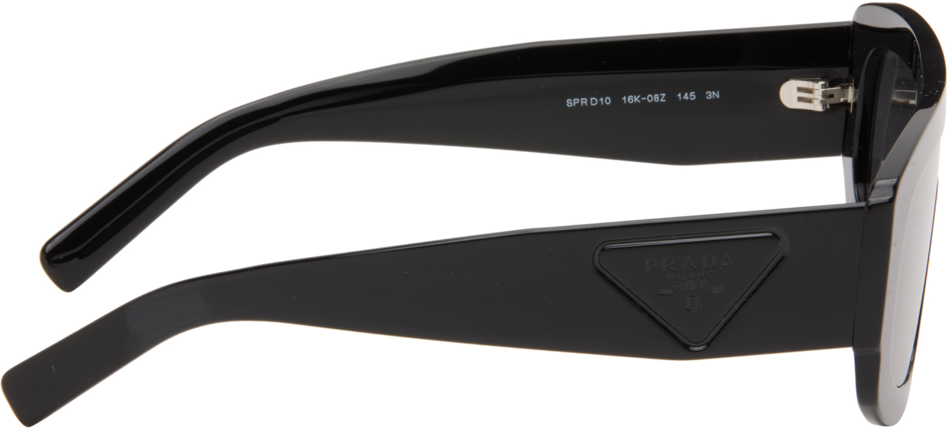 Prada Eyewear - Black Shield Sunglasses