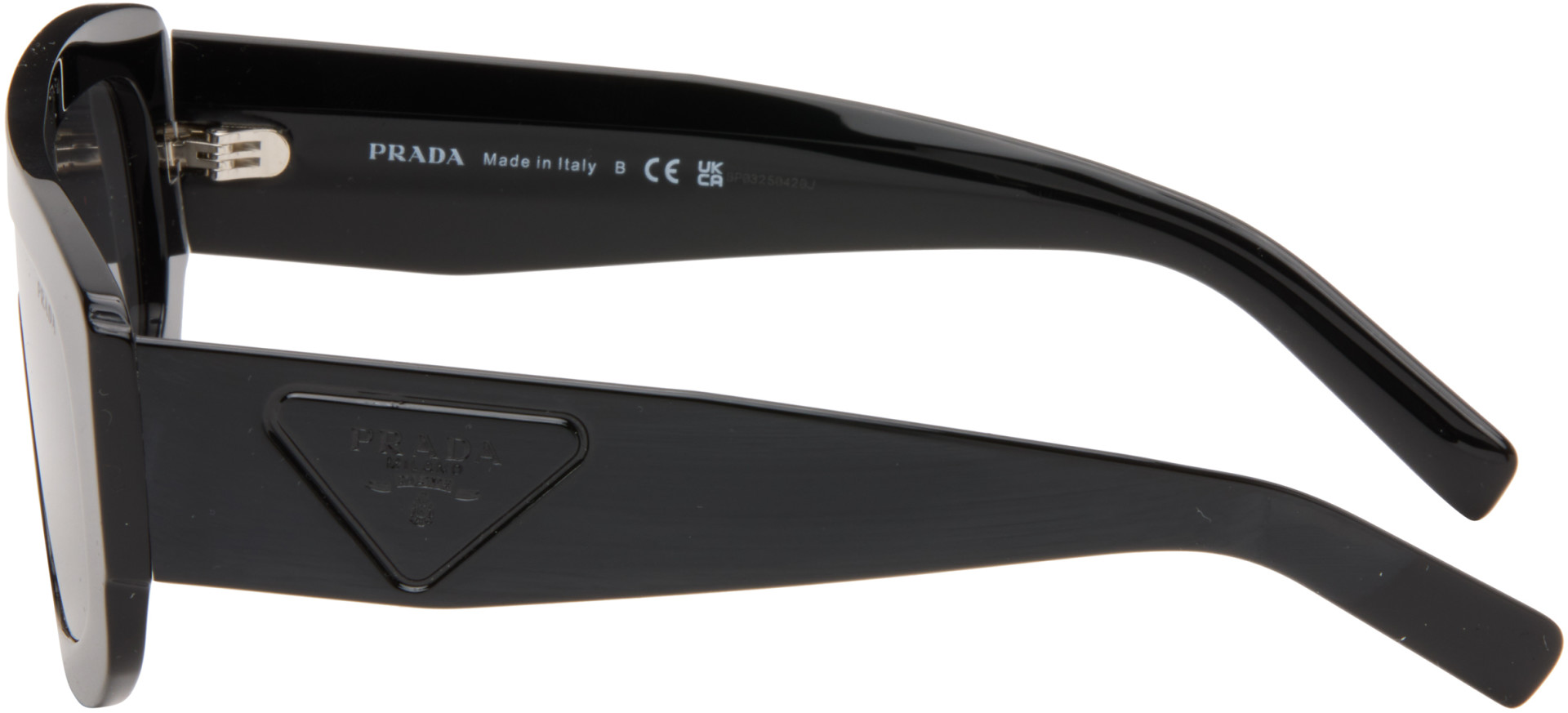 Prada Eyewear - Black Shield Sunglasses