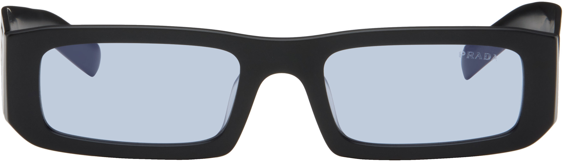 Prada Eyewear - Black Rectangular Sunglasses