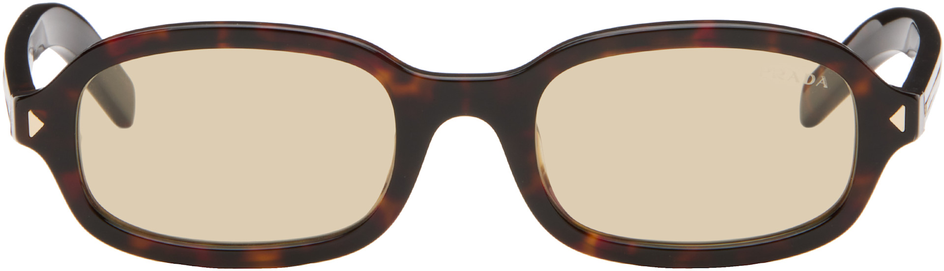 Prada Eyewear - 브라운 PR D06S 선글라스