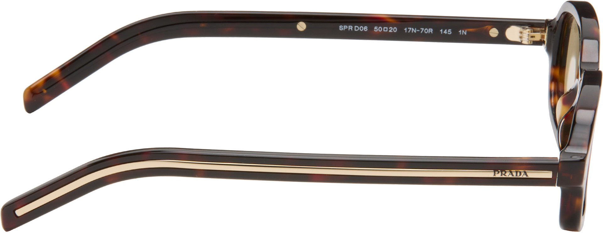 Prada Eyewear - 브라운 PR D06S 선글라스