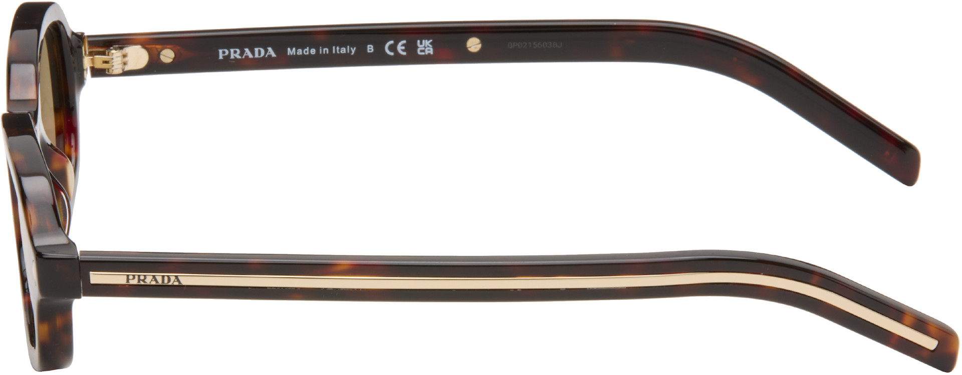 Prada Eyewear - 브라운 PR D06S 선글라스