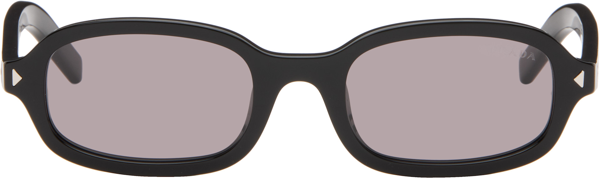 Prada Eyewear: ブラック 0PR D06S サングラス | SSENSE 日本
