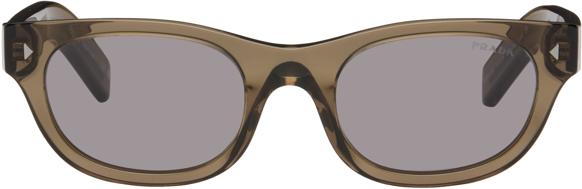 Prada Eyewear - 브라운 프라다 아이웨어 컬렉션 선글라스