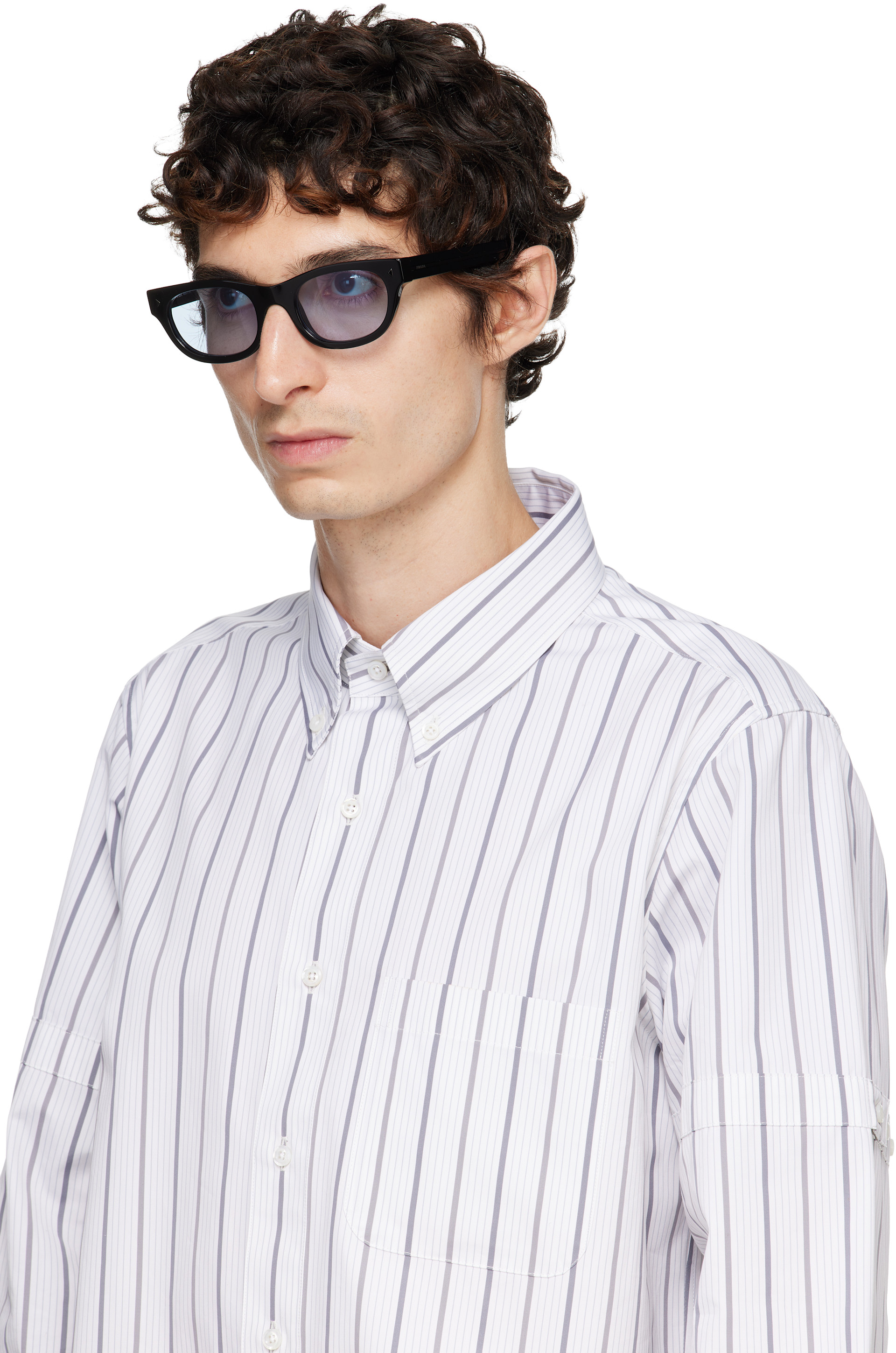 Prada Eyewear - 블랙 PR C09S 선글라스