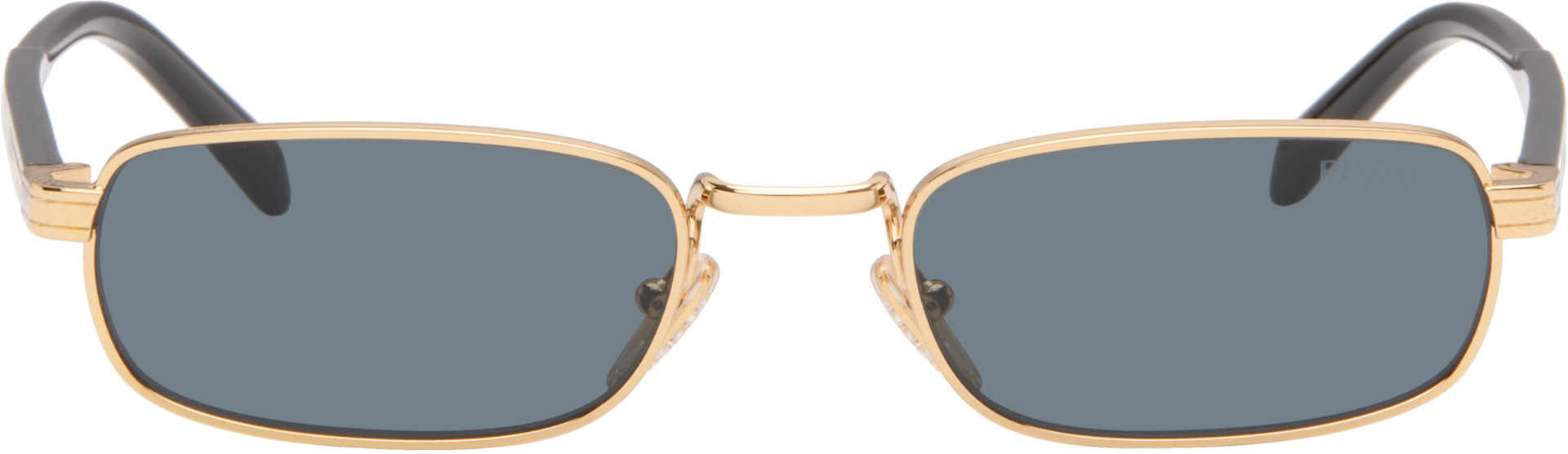 Prada Eyewear: ゴールド PR B54S サングラス | SSENSE 日本