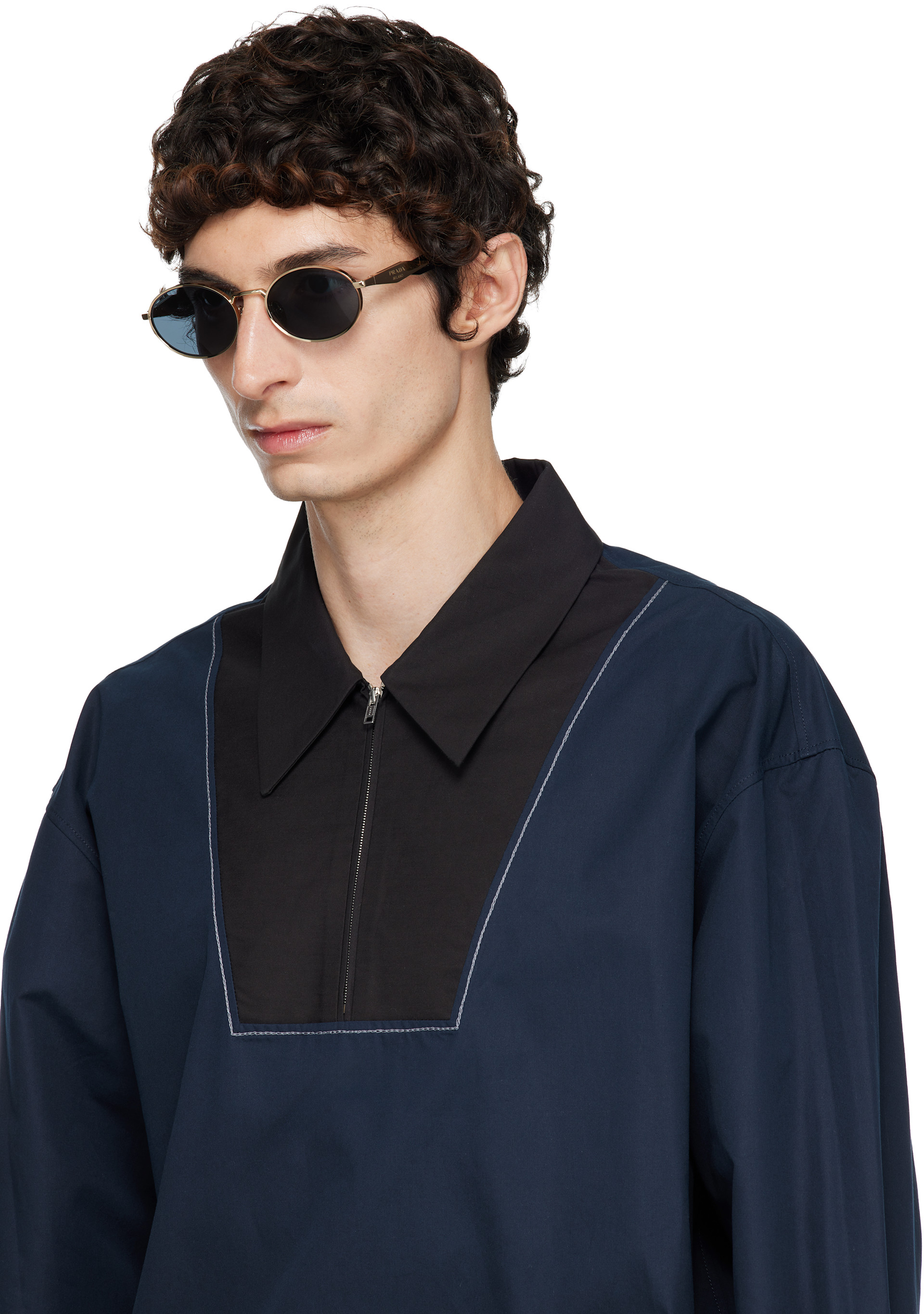 Prada Eyewear - 골드 프라다 아이웨어 컬렉션 선글라스