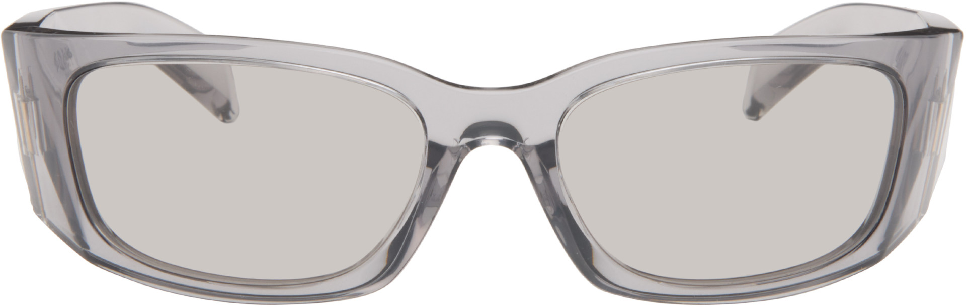 Prada Eyewear - Gray 'Prada Symbole' Sunglasses