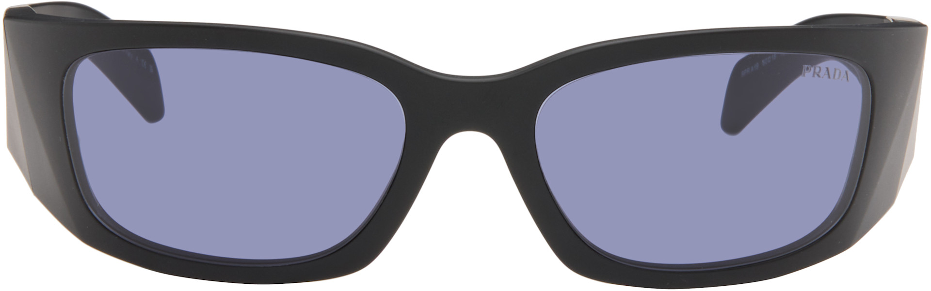 Prada Eyewear: Black 'Prada Symbole' Sunglasses | SSENSE Prada Eyewear: Black 'Prada Symbole' Sunglasses | SSENSE