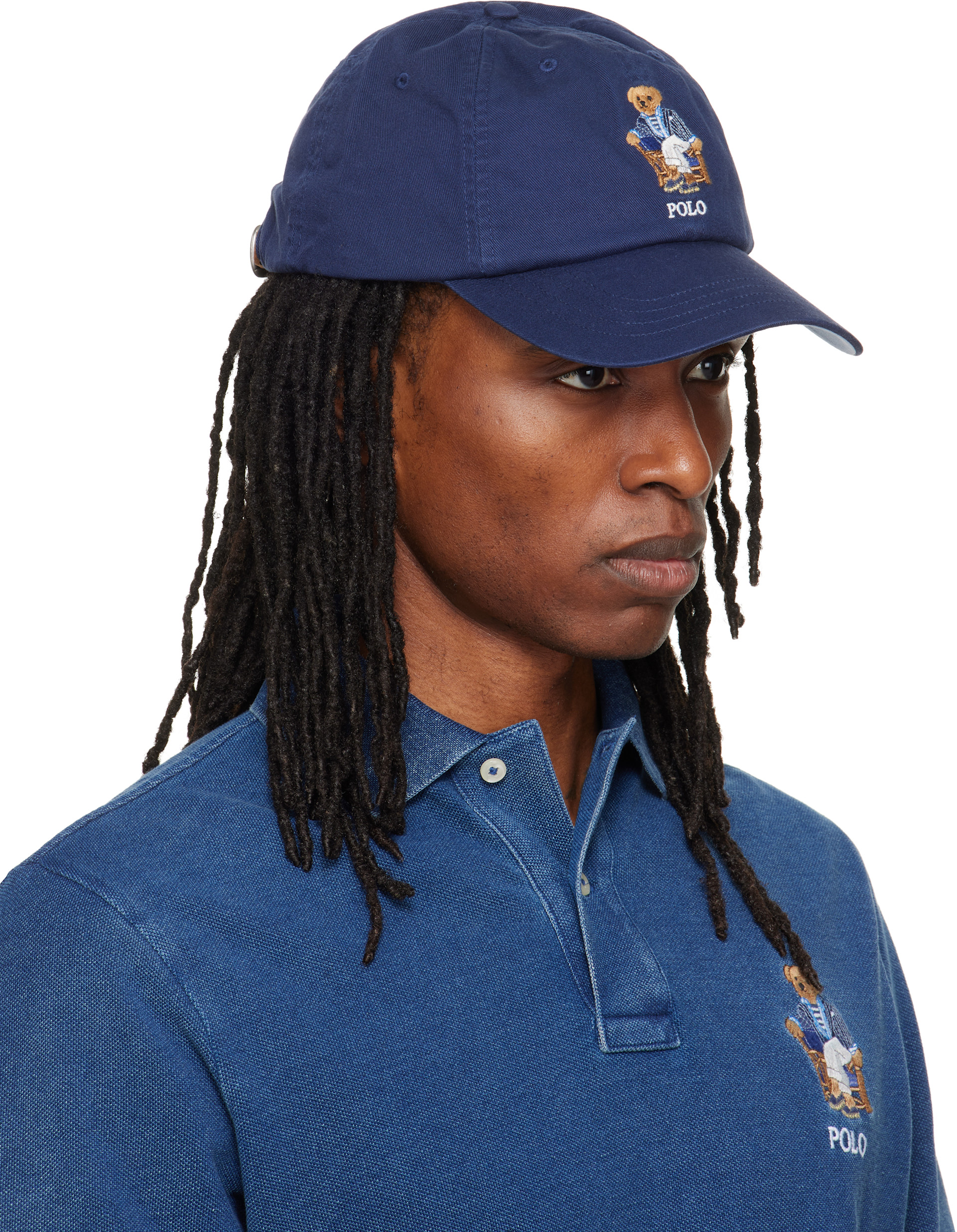 Polo ベア ツイル ボール キャップ Polo Ralph Lauren: ネイビー Polo ベア ツイル ベースボールキャップ