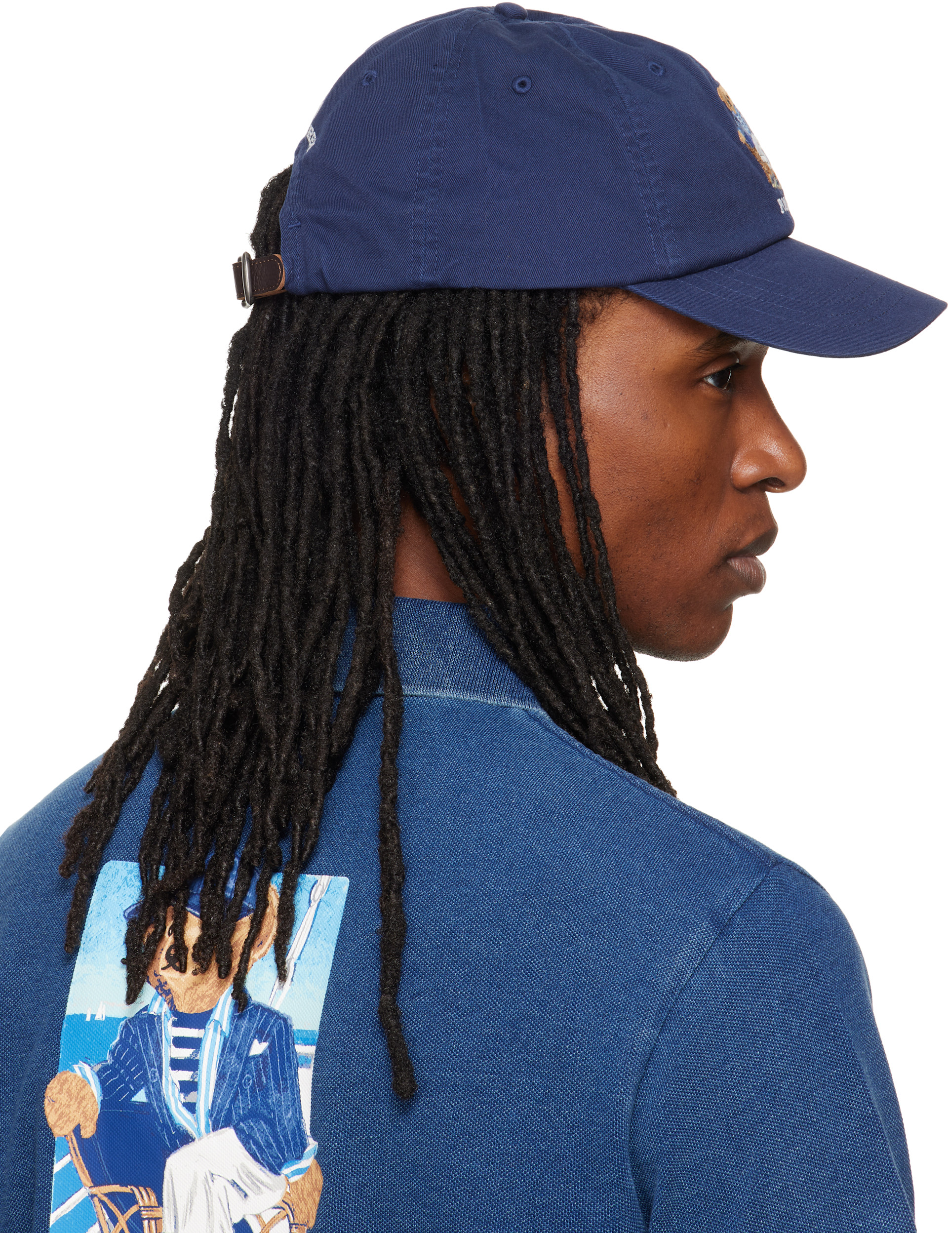 Polo Ralph Lauren: ネイビー Polo ベア ツイル ベースボールキャップ