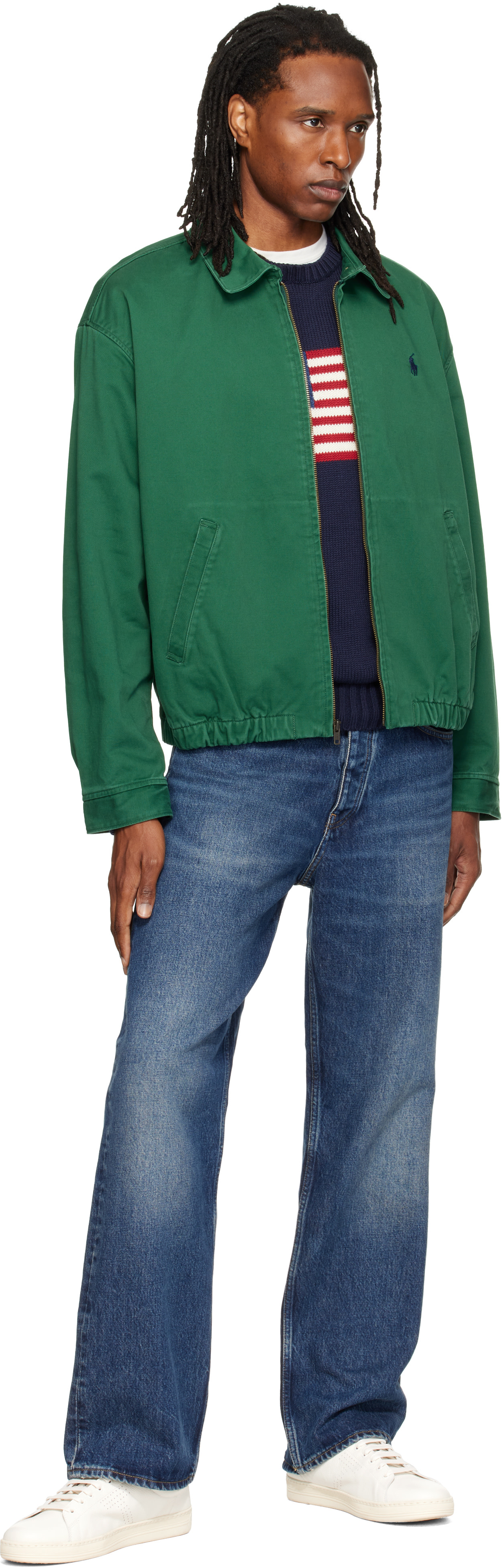 Polo Ralph Lauren: Green 'The Big Bayport' Jacket | SSENSE