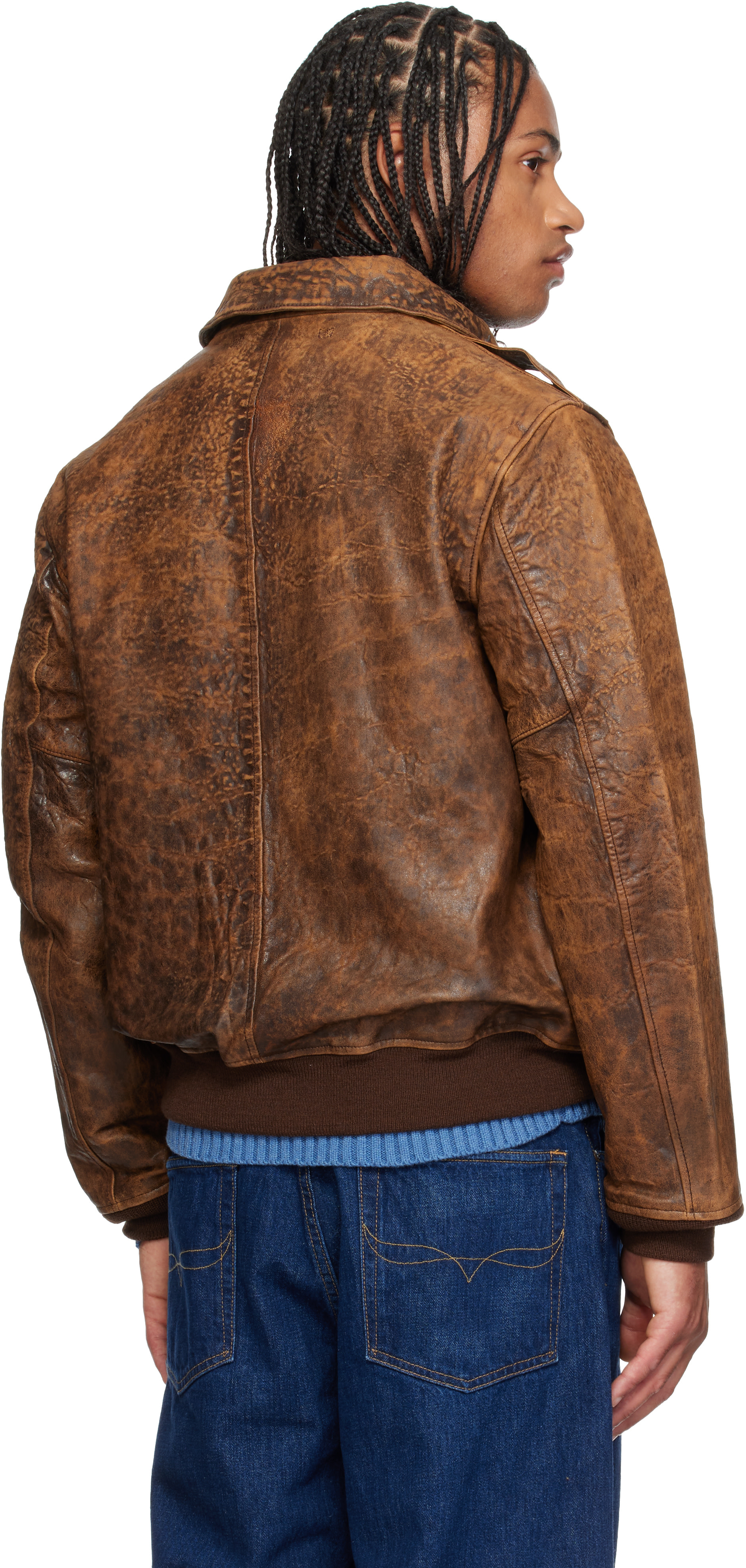 Polo Ralph Lauren - Brown Leather Flight Jacket