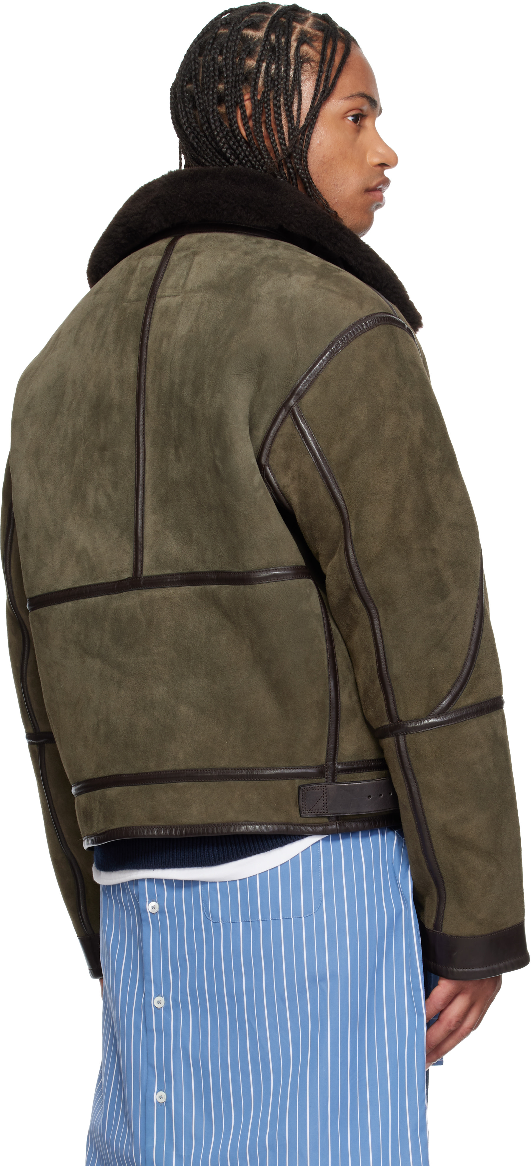 Polo Ralph Lauren - Khaki Shearling Flight Jacket